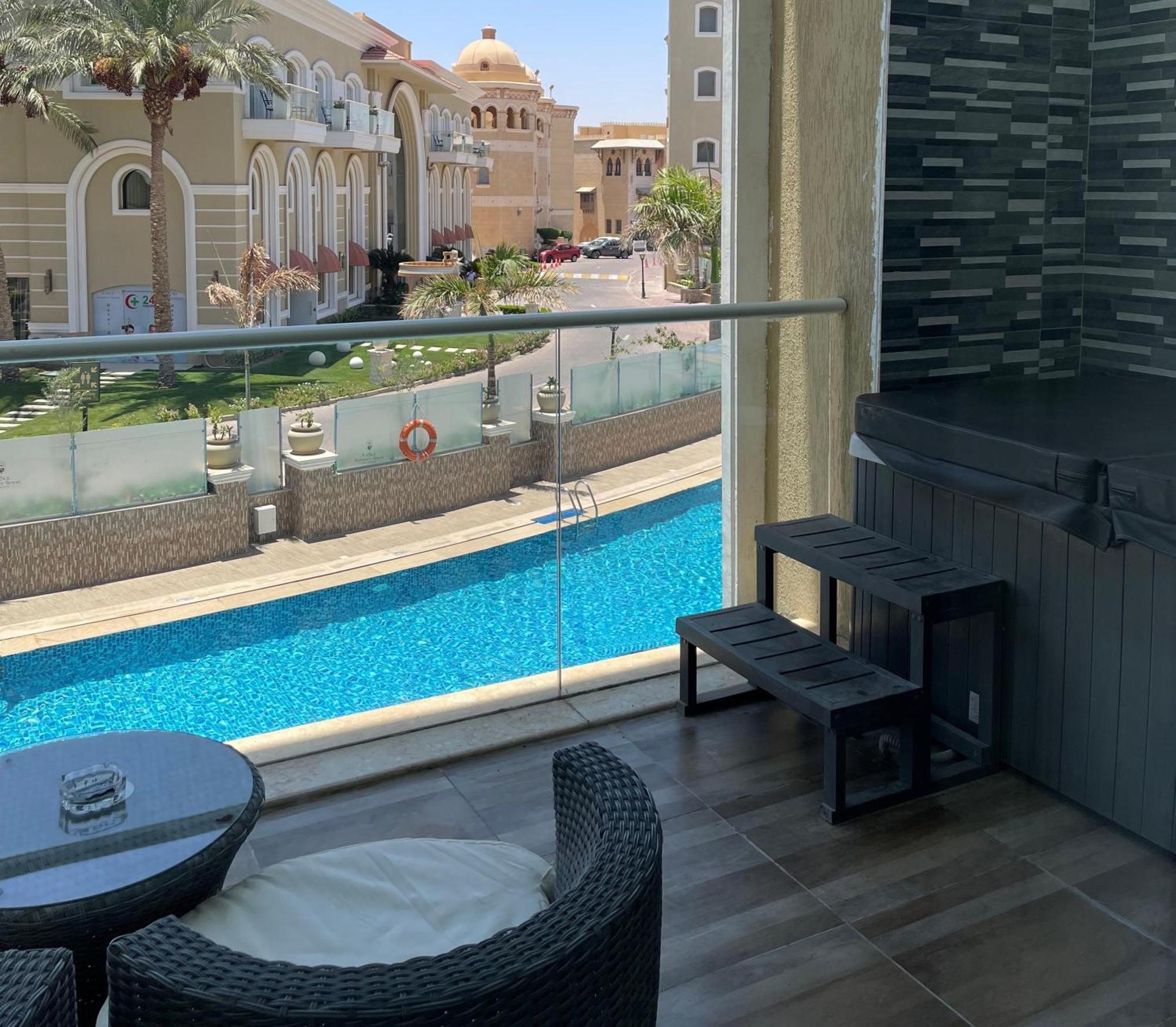 Kaisol Romance Resort Sahl Hasheesh - Adults Only Hurghada Ngoại thất bức ảnh The View from the balcony of a hotel room